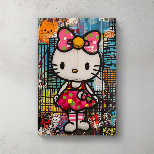 Kitty #1112 Canvas Wall Art & Metal Prints