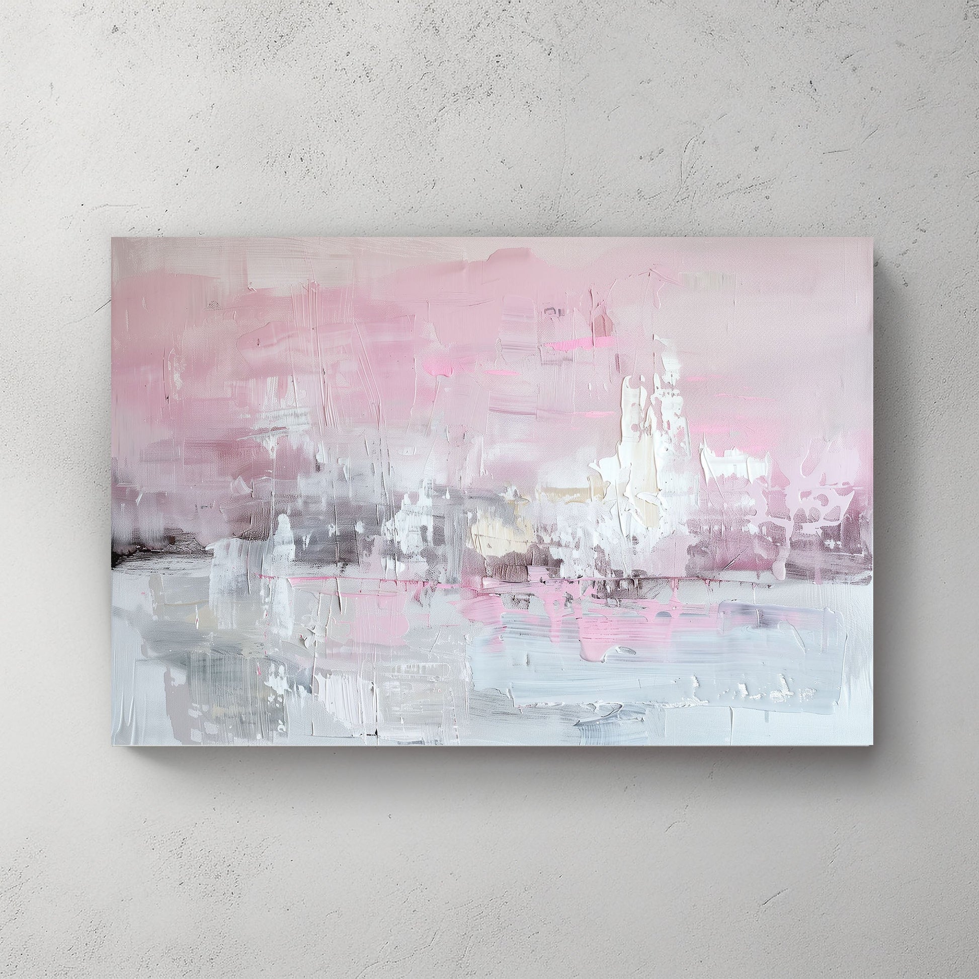 Views of Pink #1120 Canvas Wall Art & Metal Prints