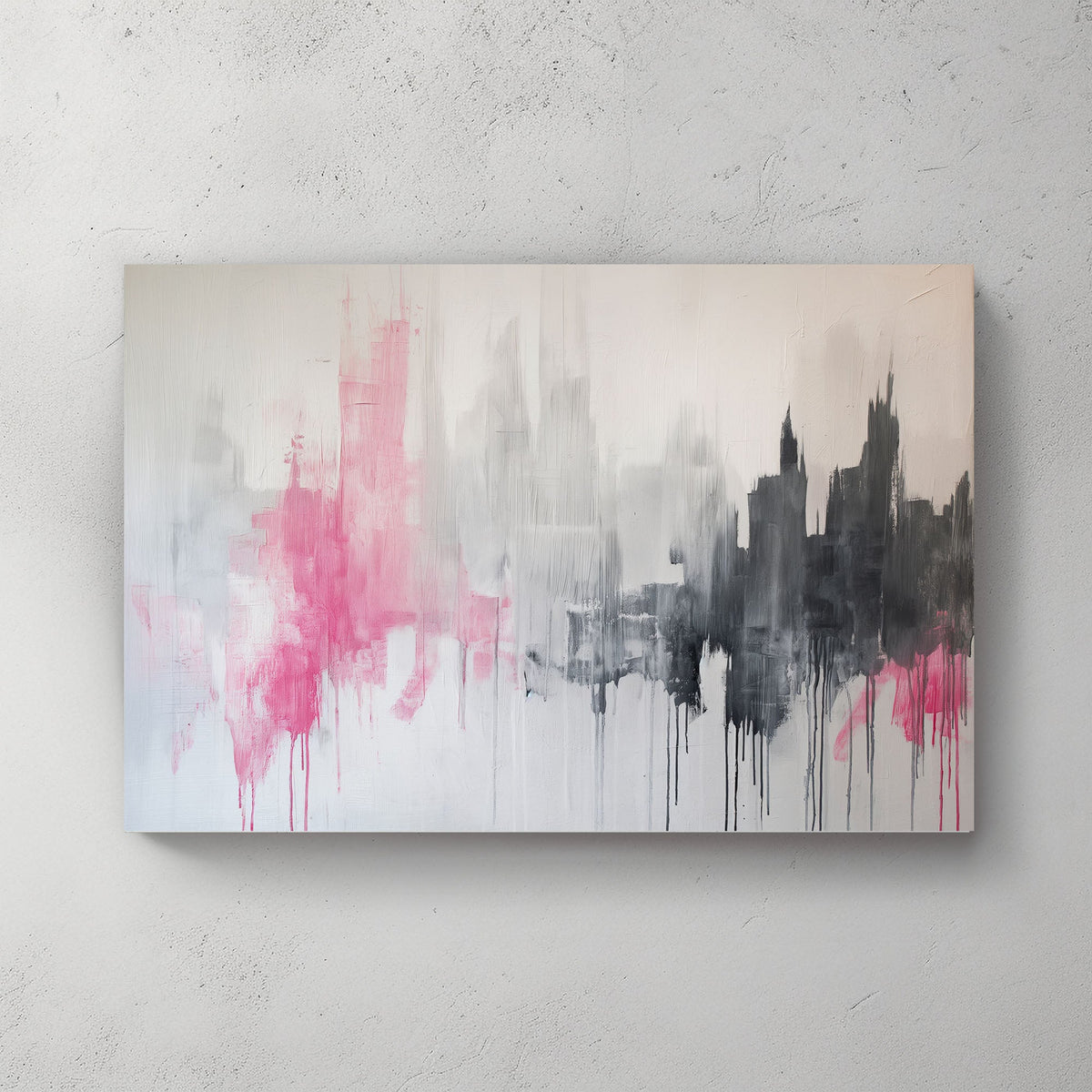 Abstract Skyline #1124 Canvas Wall Art & Metal Prints