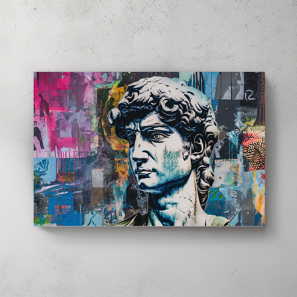 Urban Michelangelo #1135 Canvas Wall Art & Metal Prints