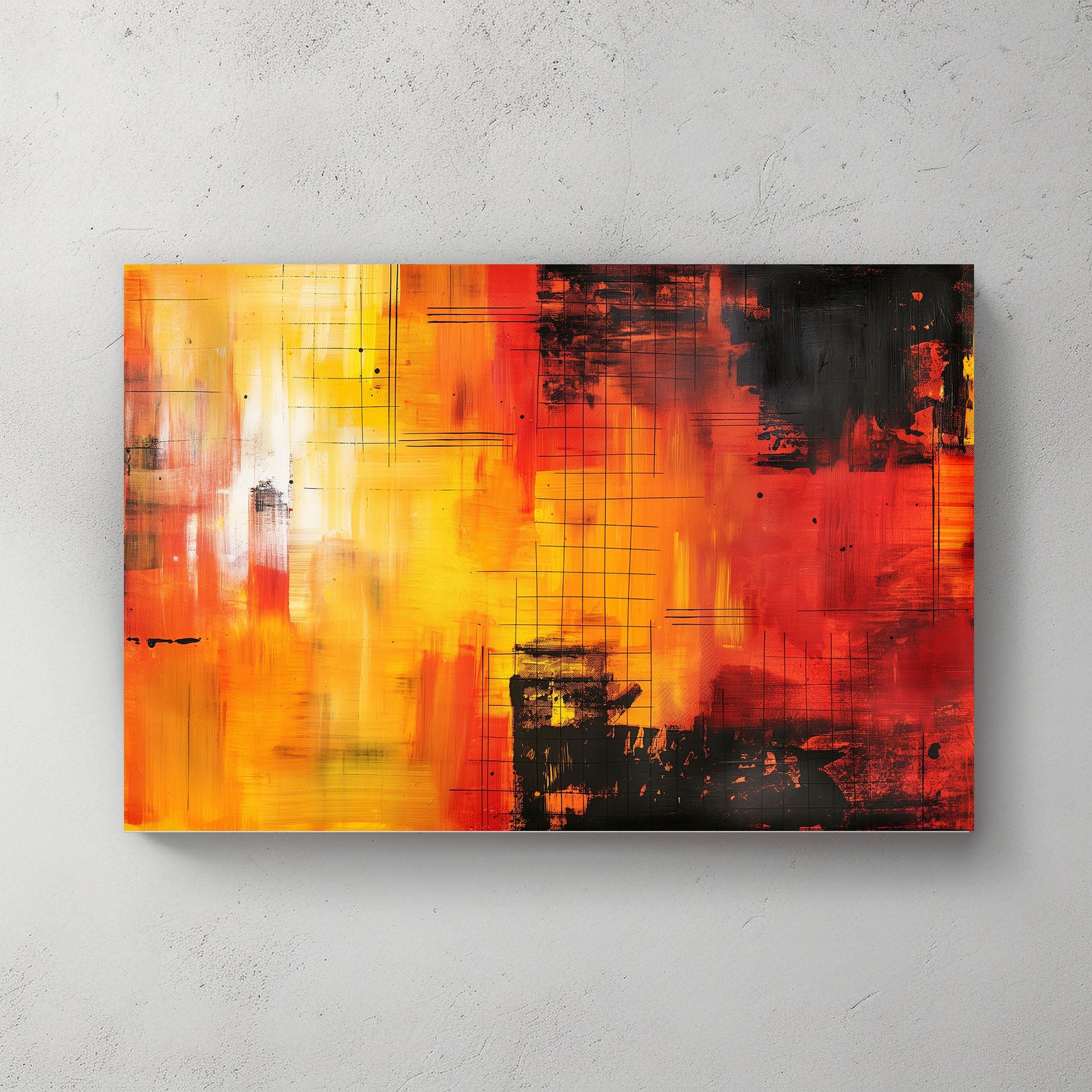 Fiery Colours #1149 Canvas Wall Art & Metal Prints
