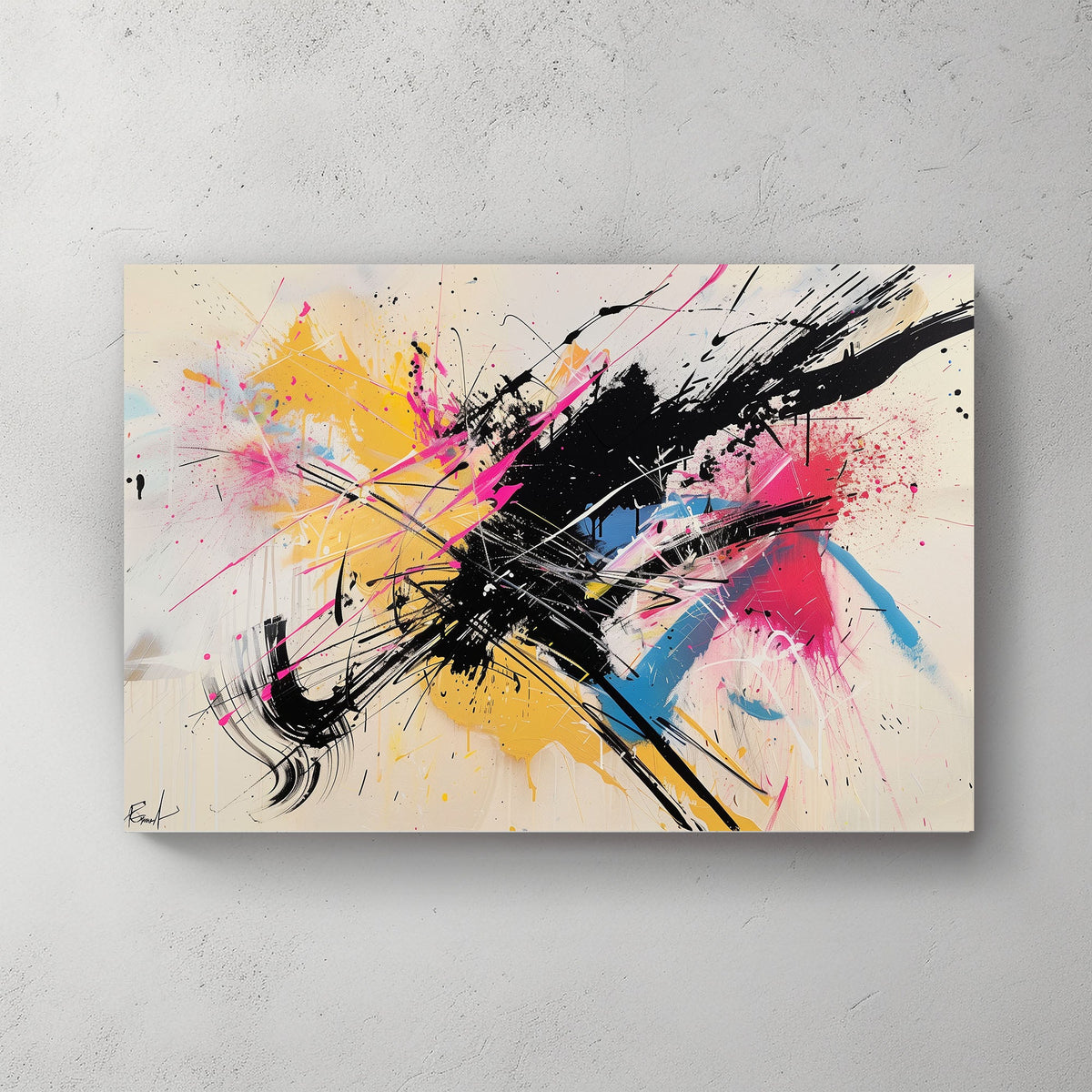 Chaos of Colours #1153 Canvas Wall Art & Metal Prints