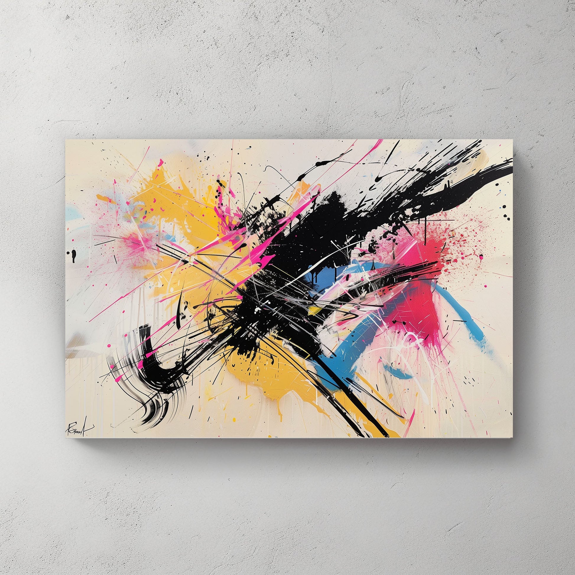 Chaos of Colours #1153 Canvas Wall Art & Metal Prints