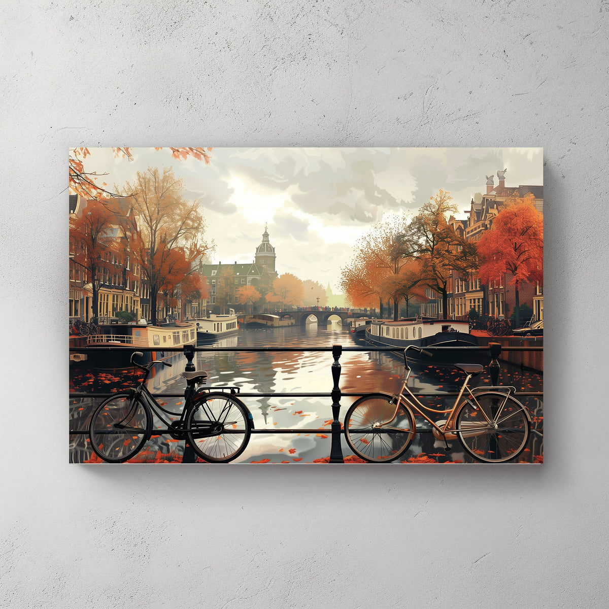 Amsterdam #1157 Canvas Wall Art & Metal Prints