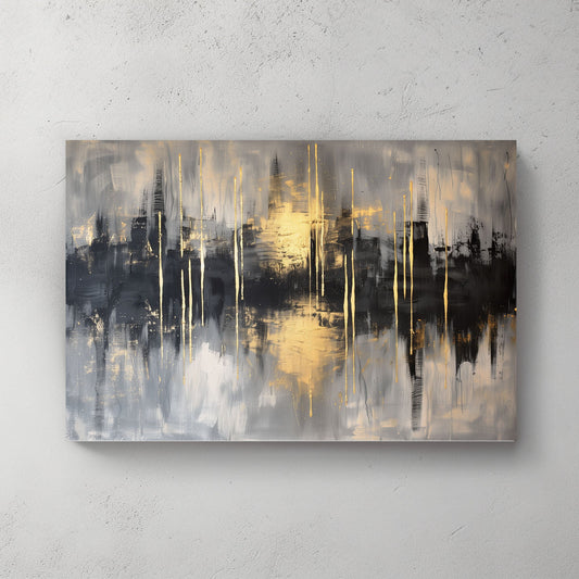 Golden Reflections #1160 Canvas Wall Art & Metal Prints