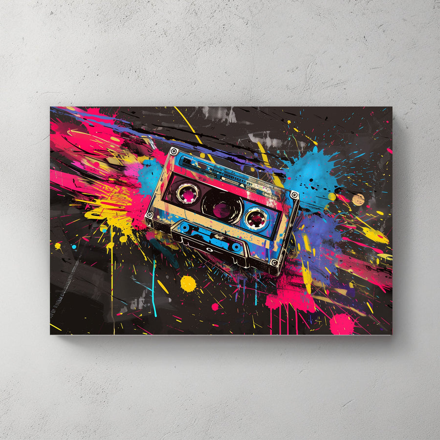Old Tapes #1174 Canvas Wall Art & Metal Prints