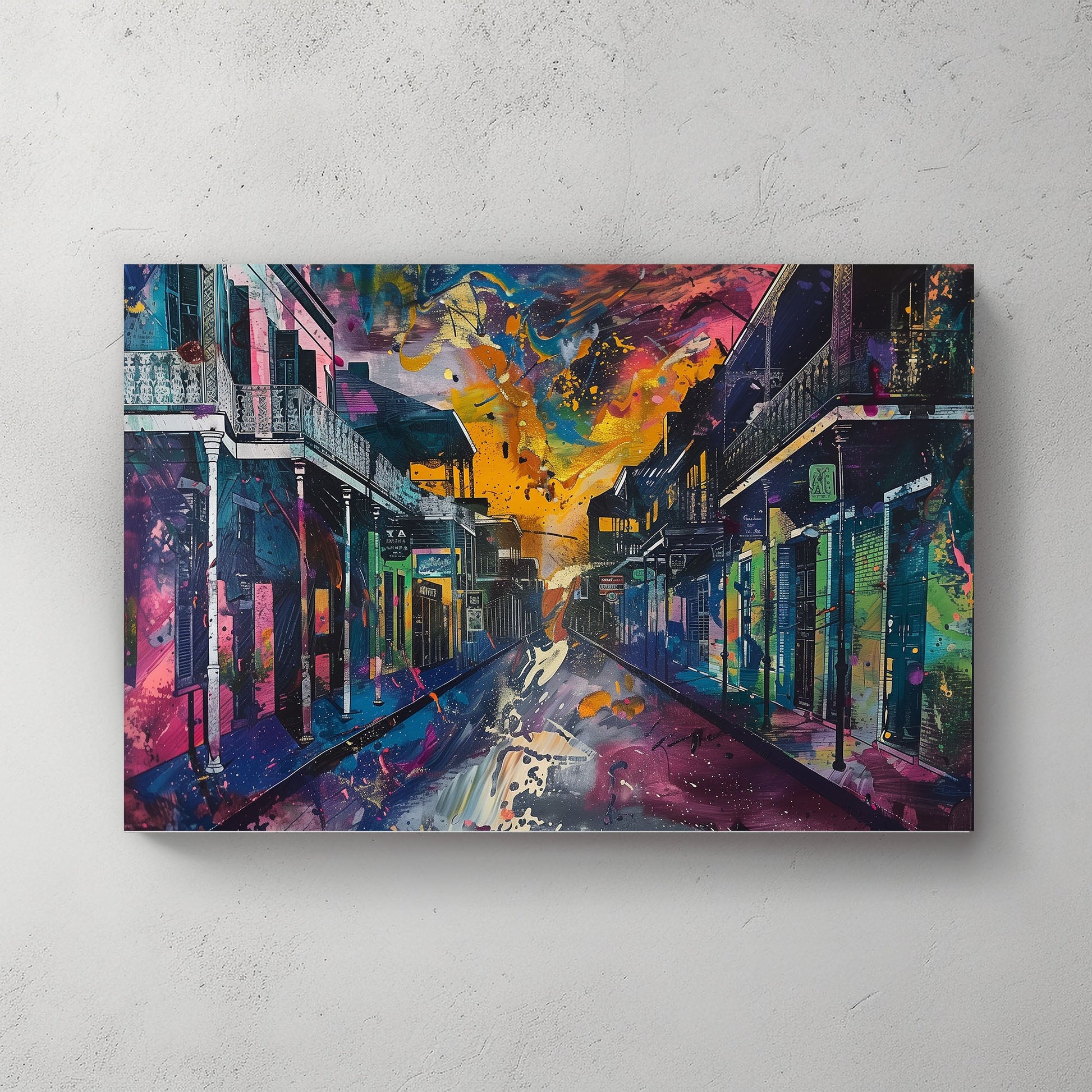 New Orleans #1190 Canvas Wall Art & Metal Prints