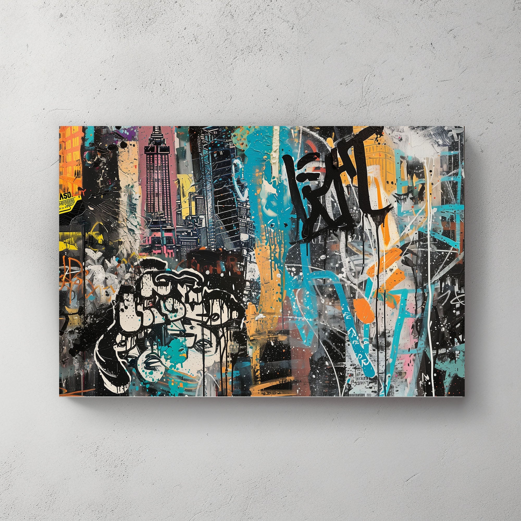 希少 Contemporary Art It'z Chaos #1192 Canvas Wall Art & Metal Prints – ItzArt.ca
