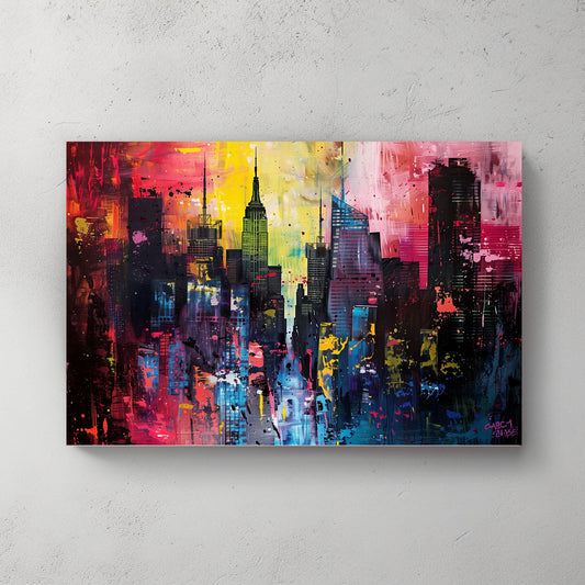 Shades of NY #1193 Canvas Wall Art & Metal Prints
