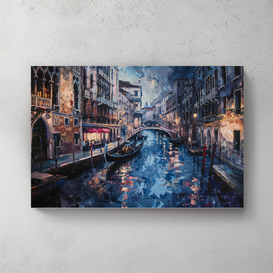 The Canals #1196 Canvas Wall Art & Metal Prints