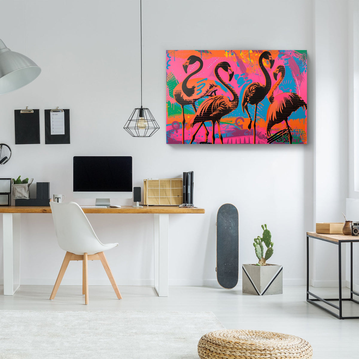 Vibrant Flamingos #1209