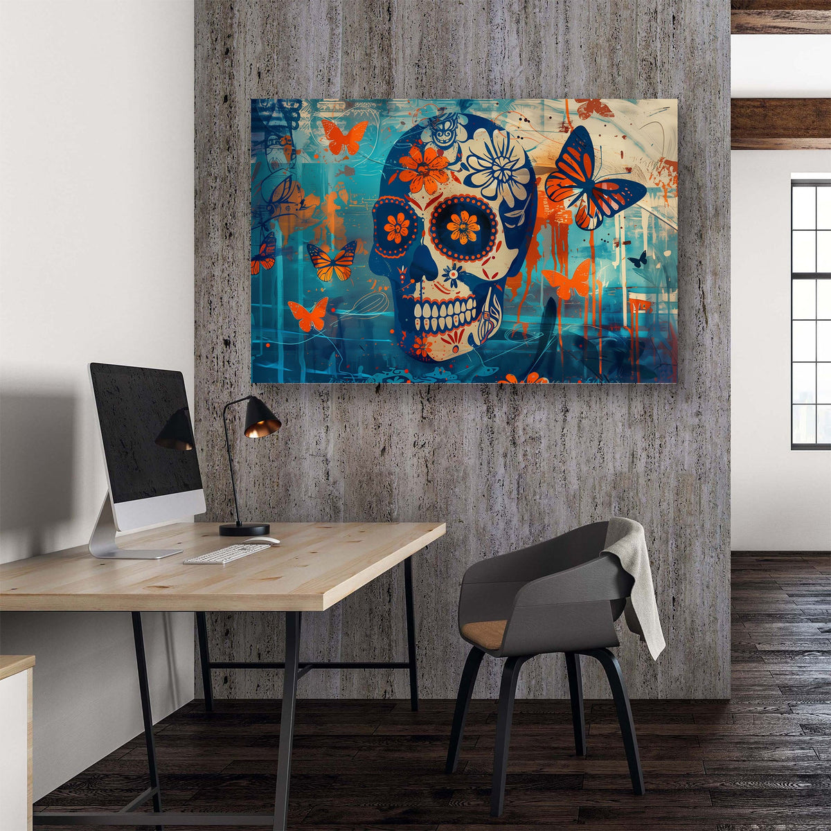 Orange Skulls #1210