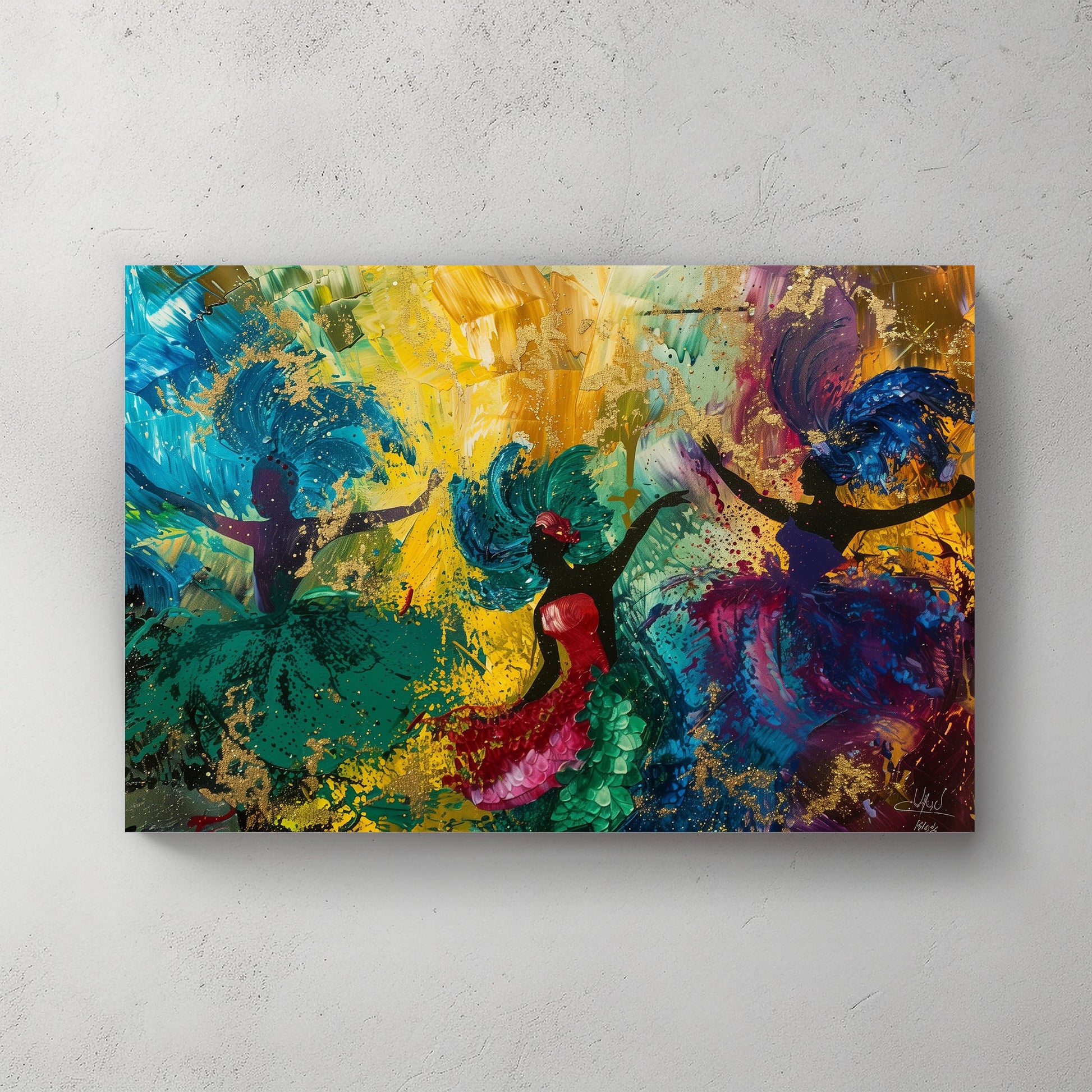 Carnival #1235 Canvas Wall Art & Metal Prints