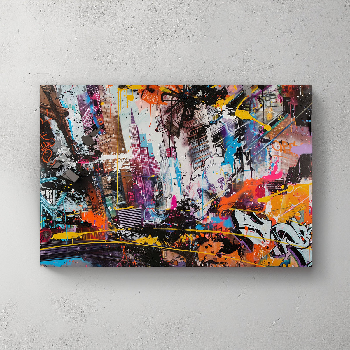City Vibes #1236 Canvas Wall Art & Metal Prints