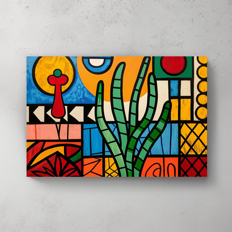 Cactus #1238 Canvas Wall Art & Metal Prints
