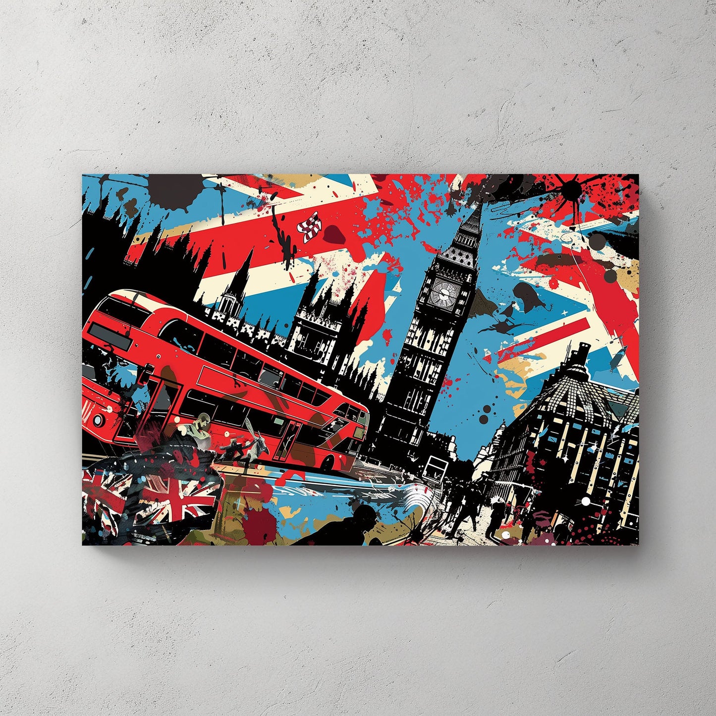 London England #1243 Canvas Wall Art & Metal Prints