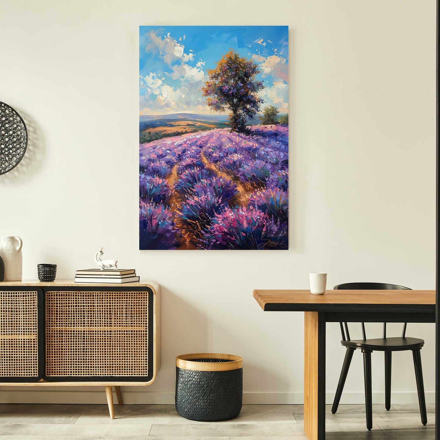 Purple Hills #1360 Canvas Wall Art & Metal Prints