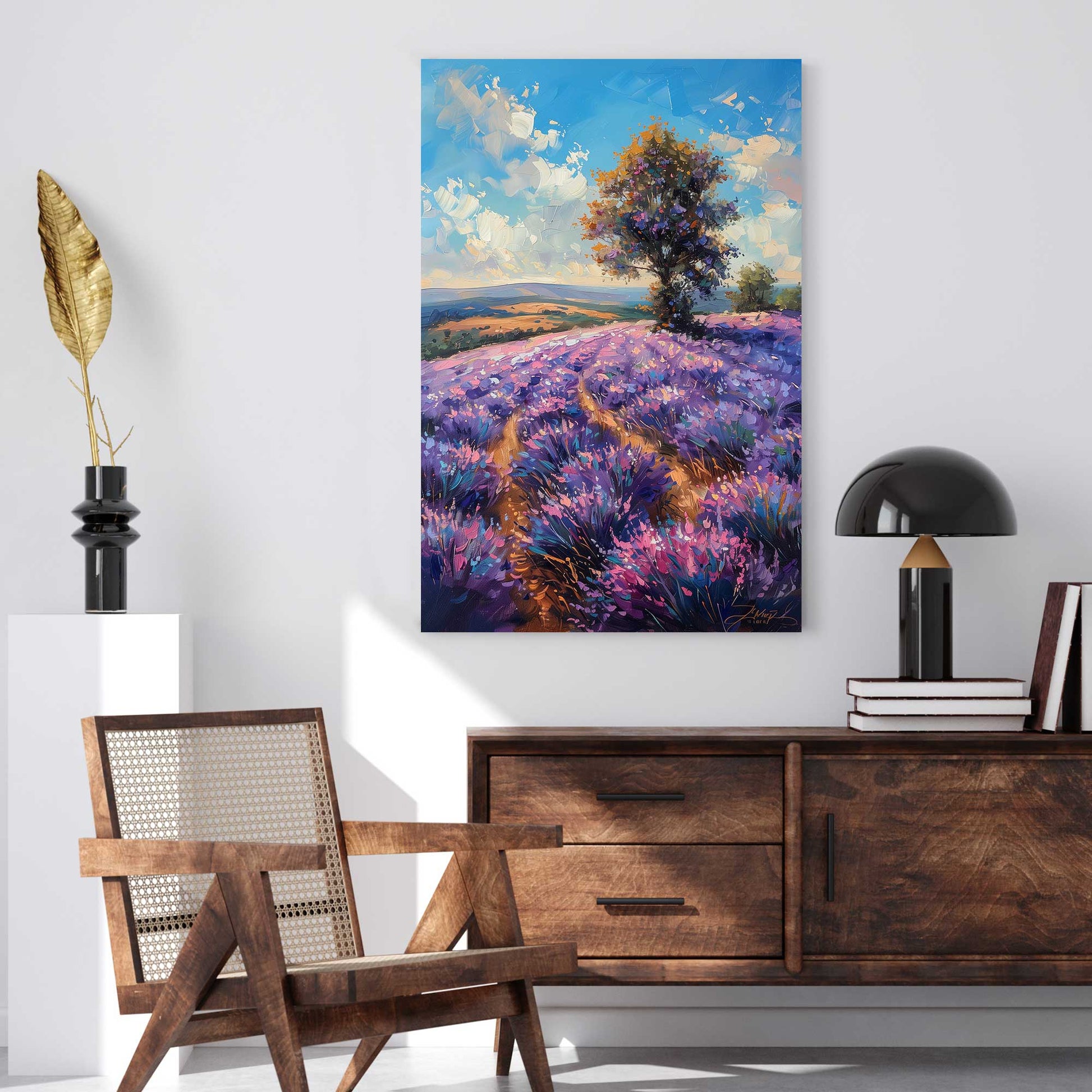 Purple Hills #1360 Canvas Wall Art & Metal Prints