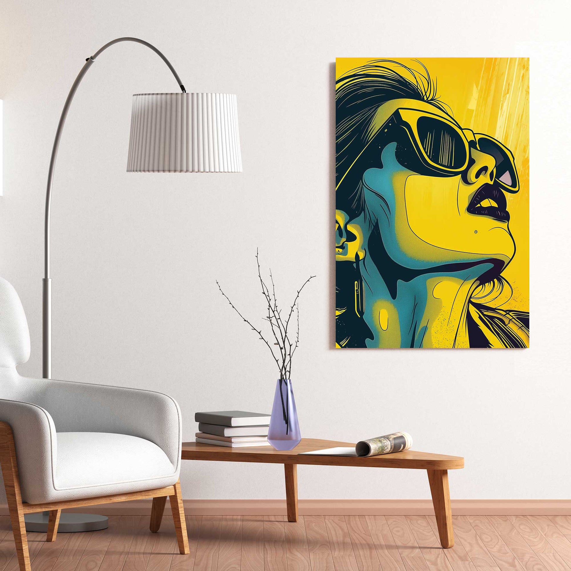 Sunshades Pop #1362 Canvas Wall Art & Metal Prints