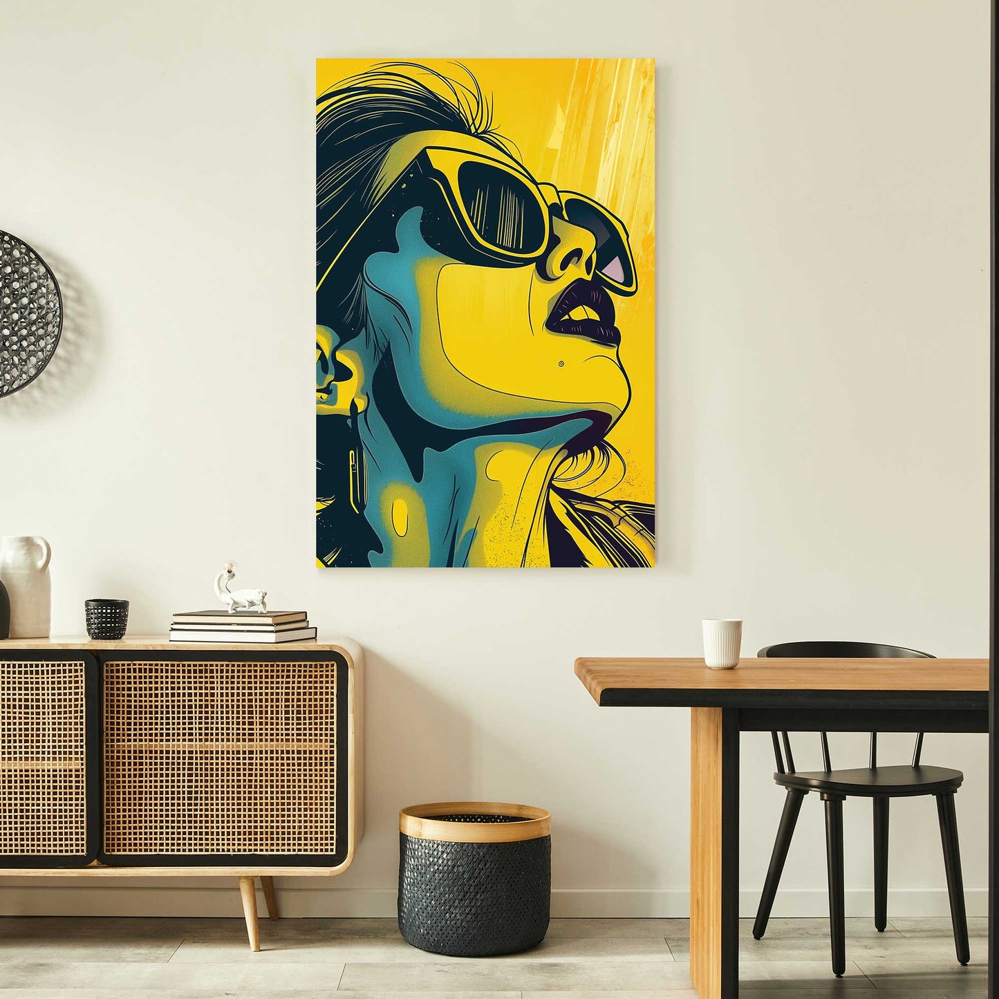 Sunshades Pop #1362 Canvas Wall Art & Metal Prints