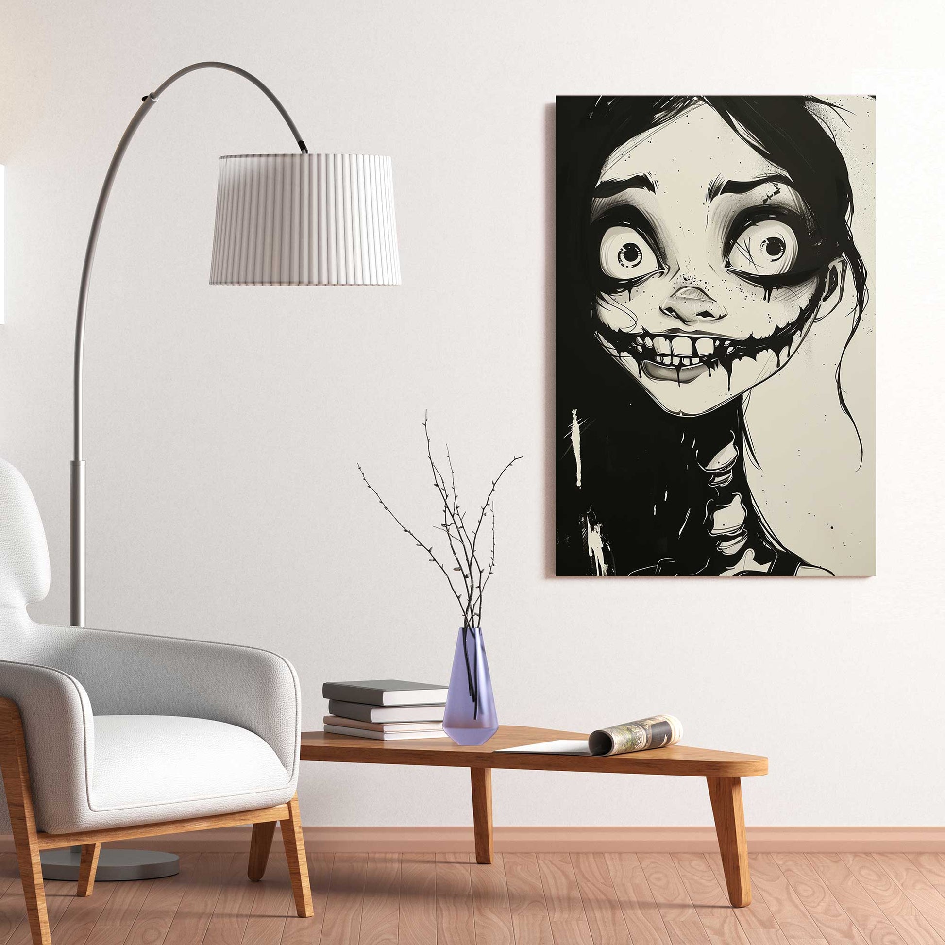 Big Smile #1364 Canvas Wall Art & Metal Prints