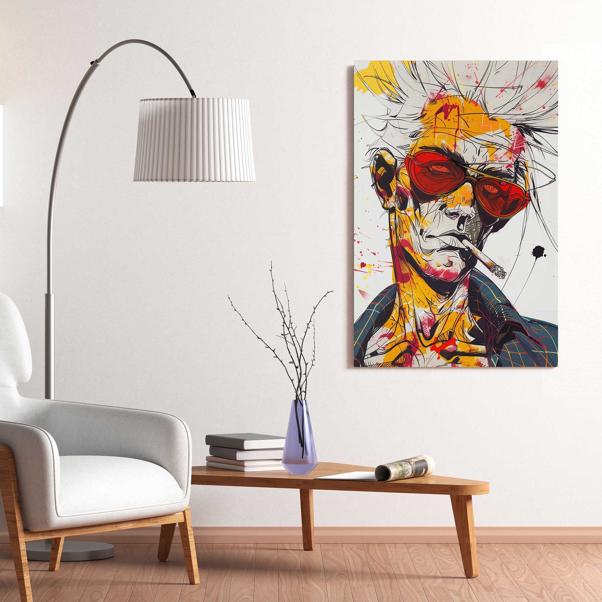 Smoke Break #1365 Canvas Wall Art & Metal Prints