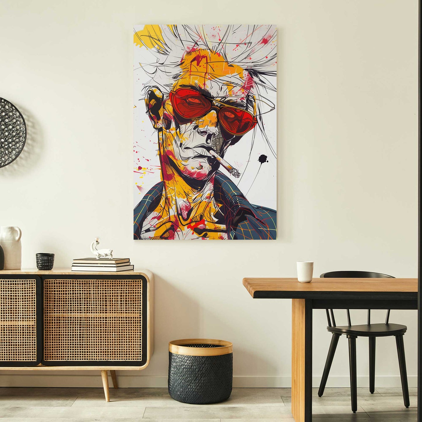 Smoke Break #1365 Canvas Wall Art & Metal Prints