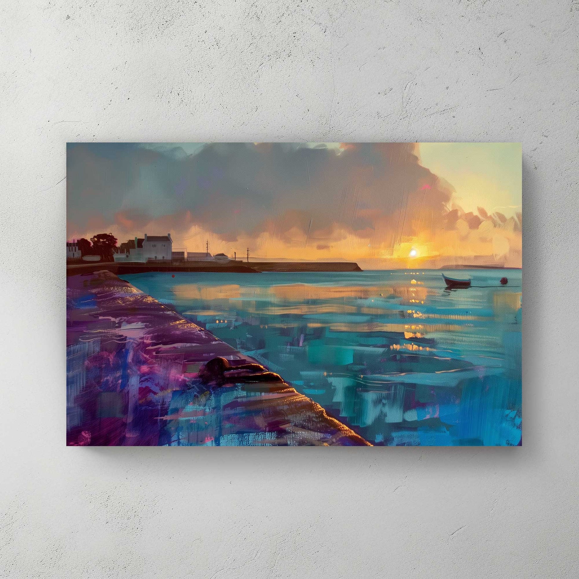 Sunset After The Storm #1307 Canvas Wall Art & Metal Prints