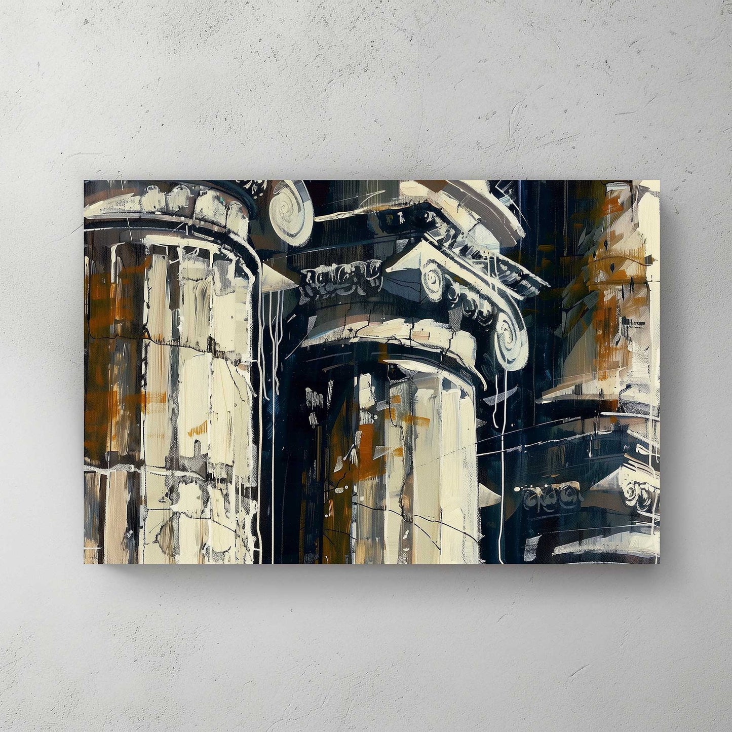 Roman Columns #1308 Canvas Wall Art & Metal Prints