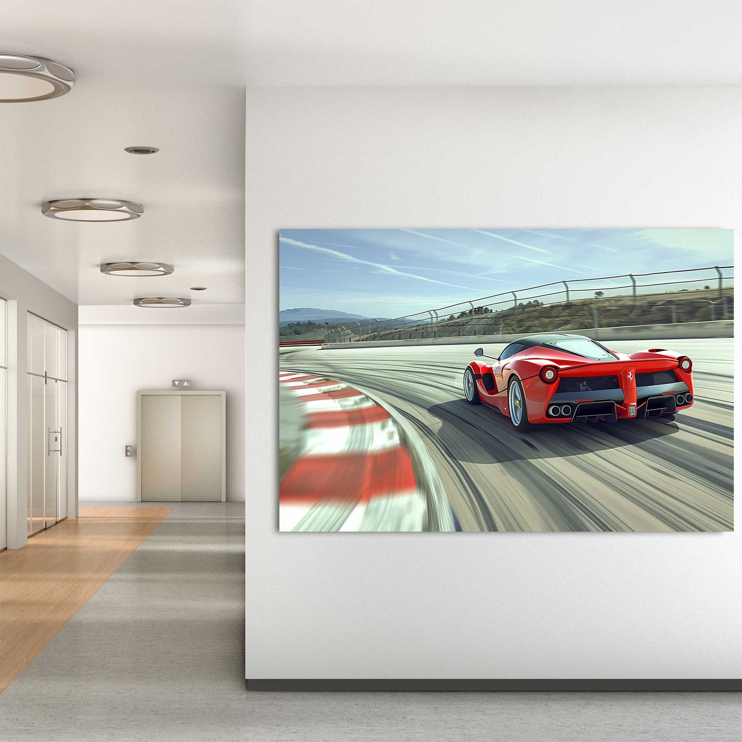 Ferrari Excellence #1310 Canvas Wall Art & Metal Prints