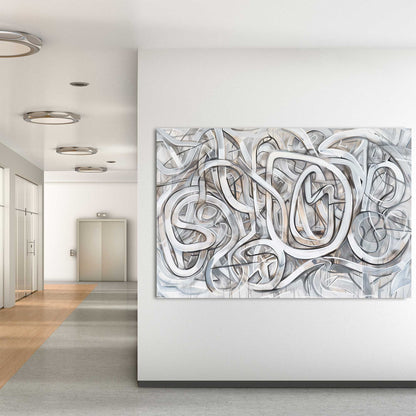 Graffiti Swirls #1317 Canvas Wall Art & Metal Prints