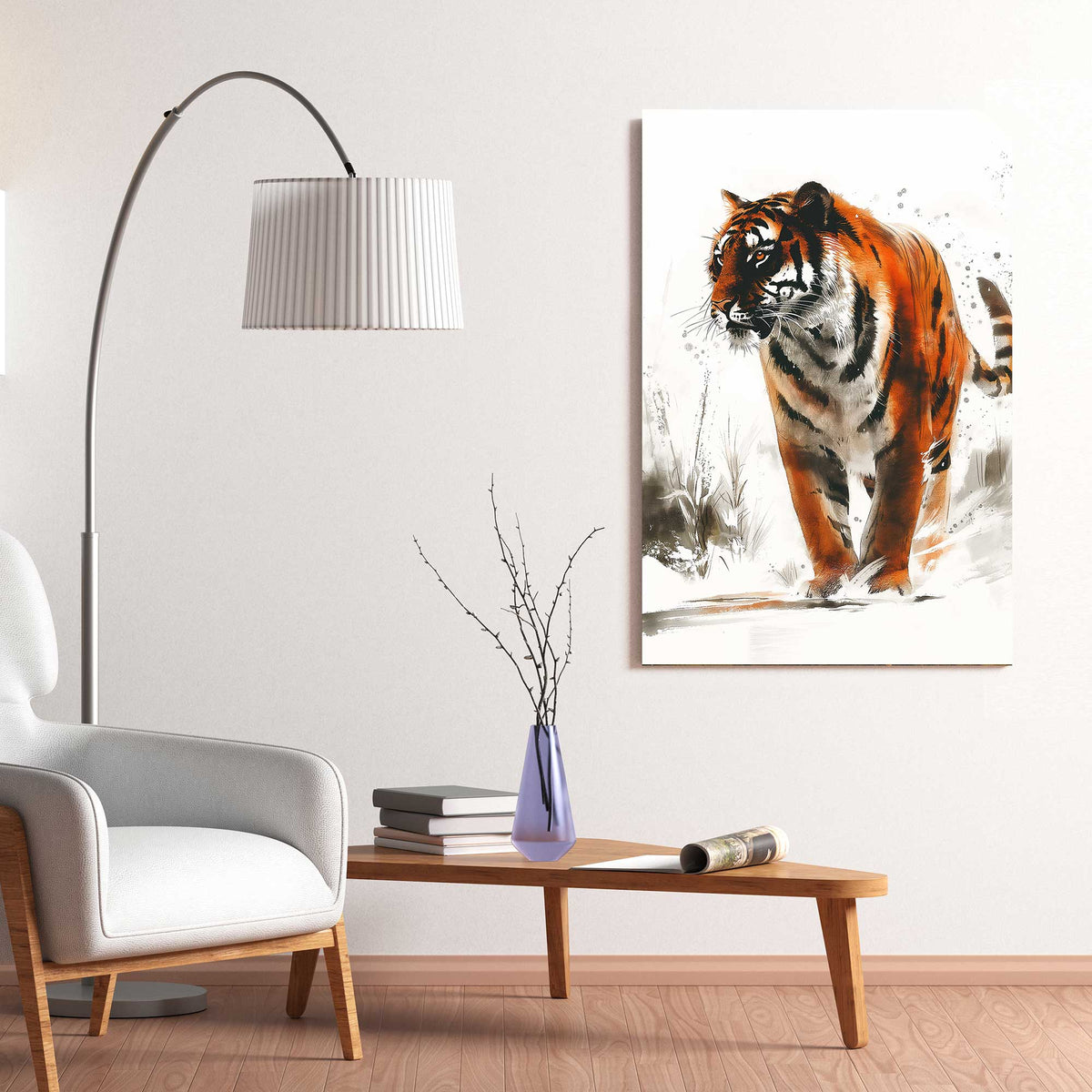 The Tiger #1322 Canvas Wall Art & Metal Prints