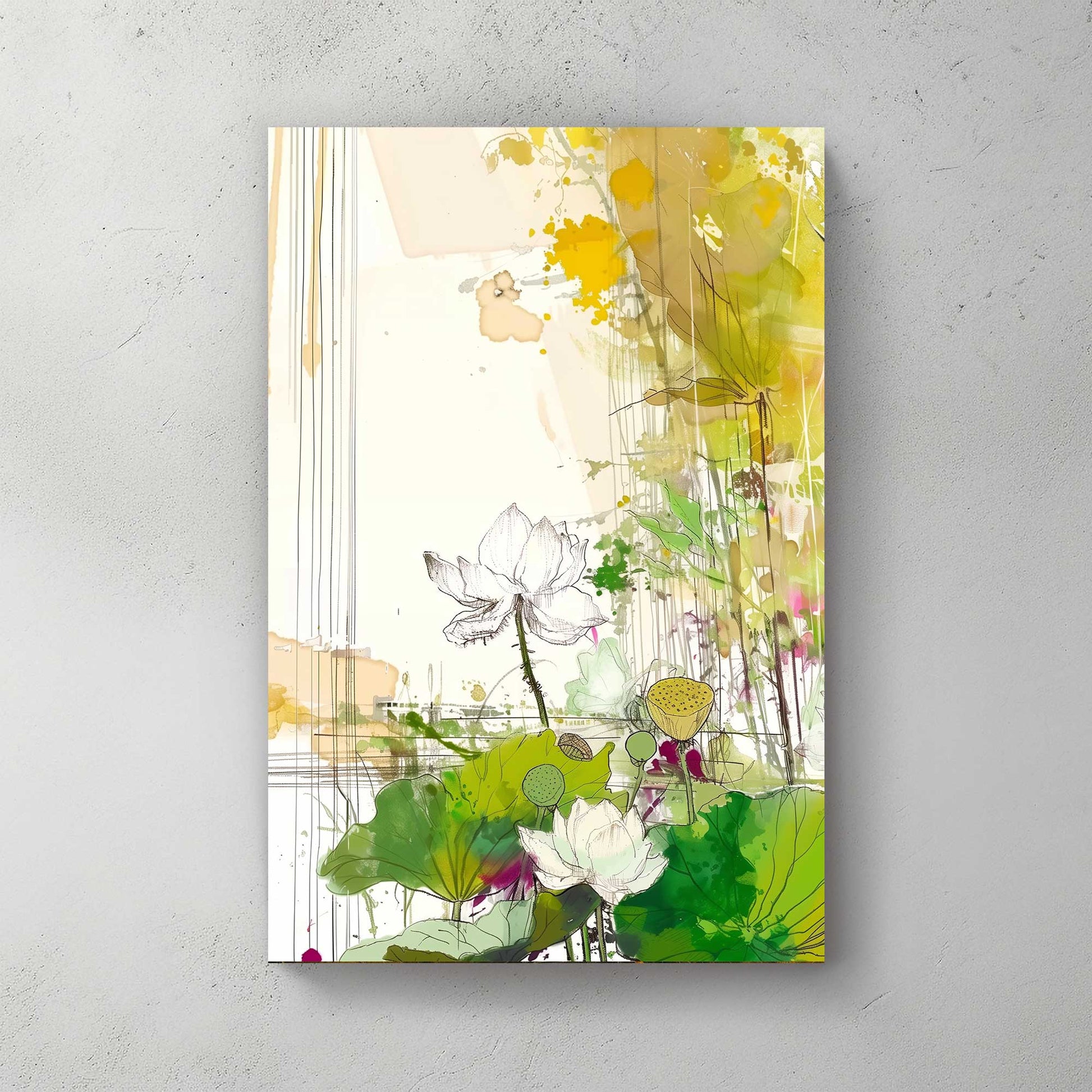 Flower Blossom #1324 Canvas Wall Art & Metal Prints