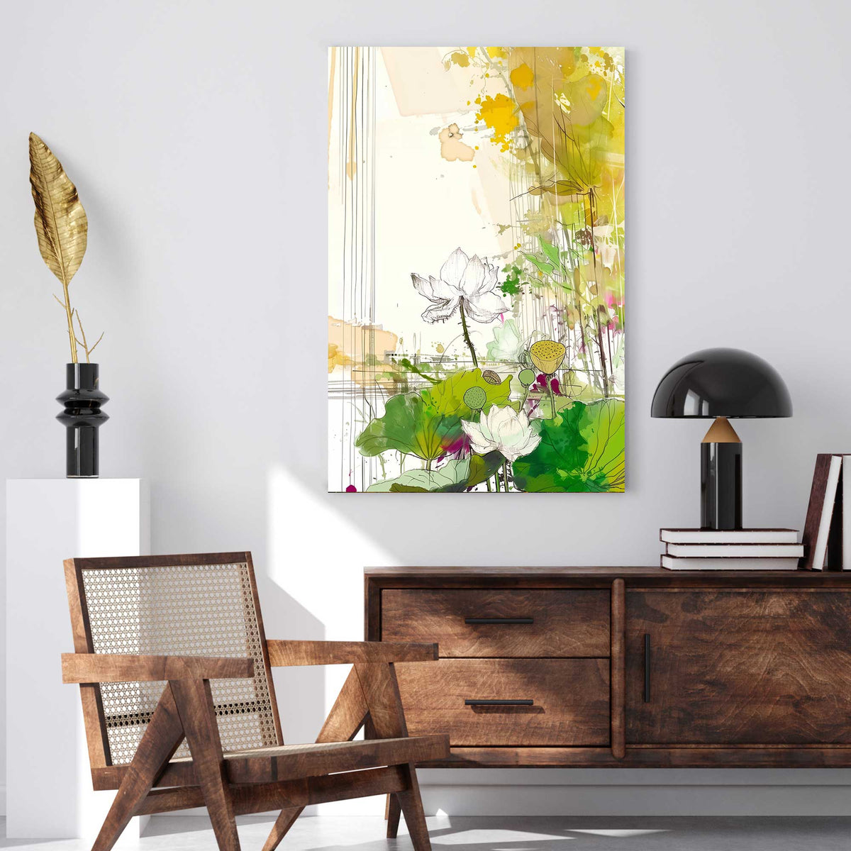 Flower Blossom #1324 Canvas Wall Art & Metal Prints