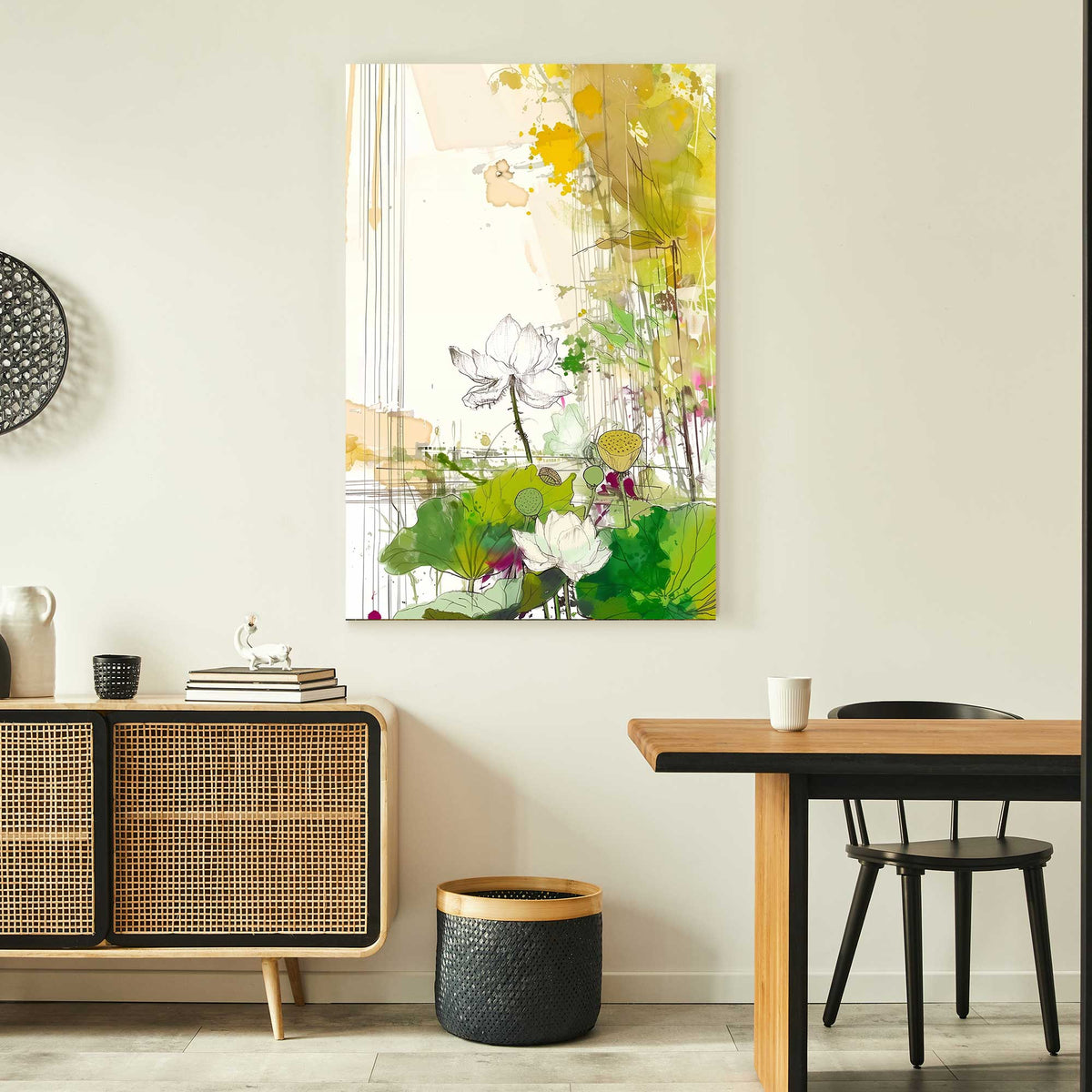 Flower Blossom #1324 Canvas Wall Art & Metal Prints