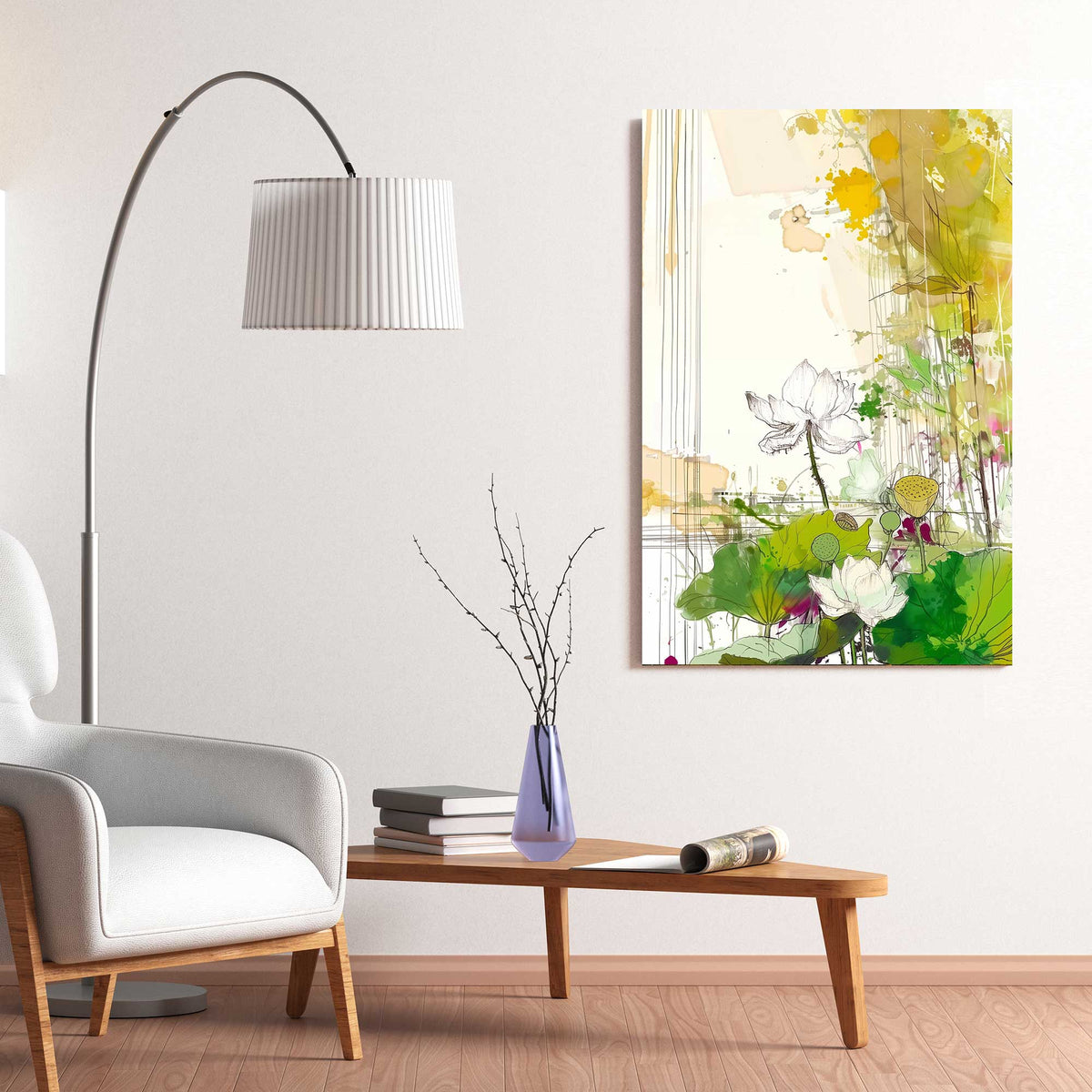 Flower Blossom #1324 Canvas Wall Art & Metal Prints