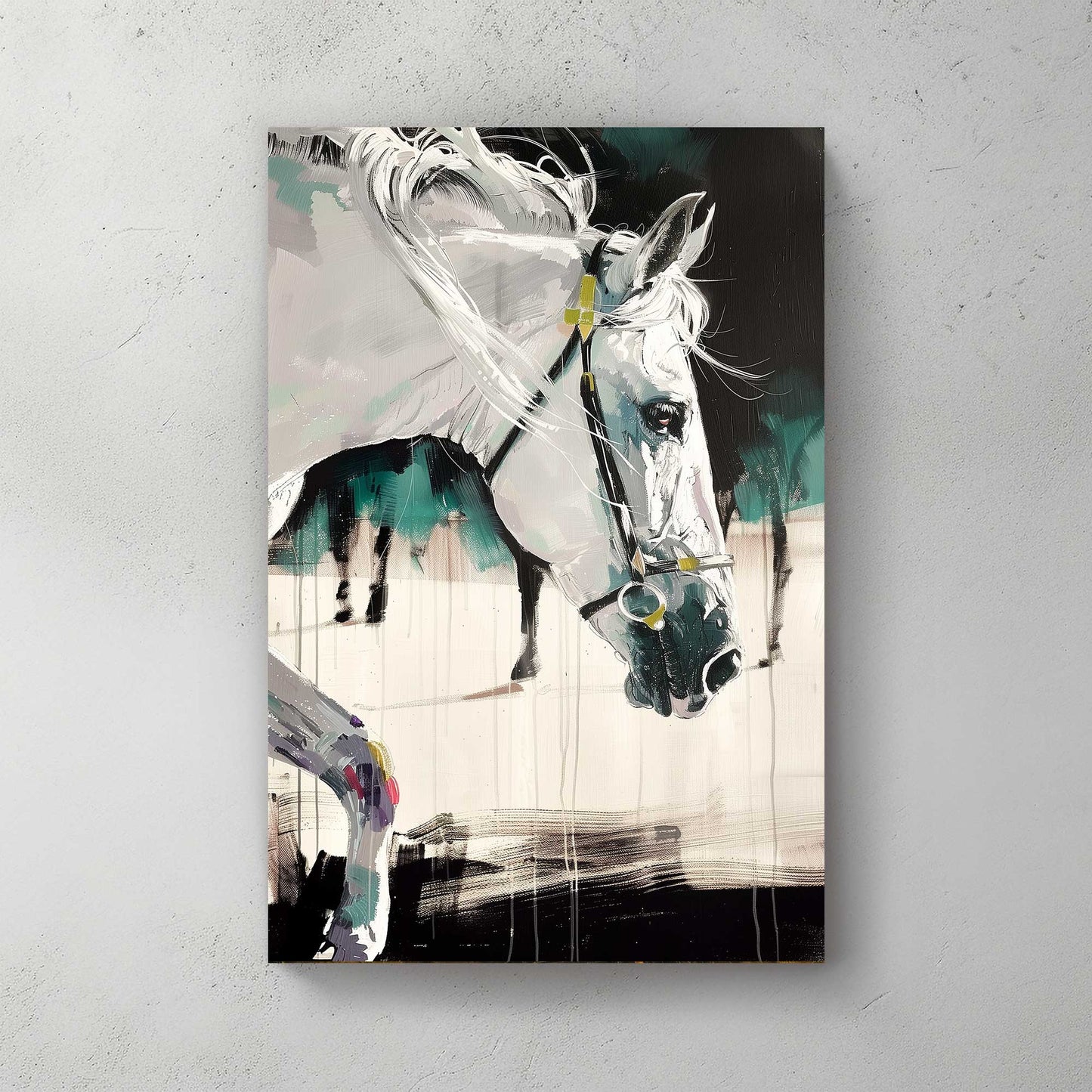 Elegant Pony #1326 Canvas Wall Art & Metal Prints