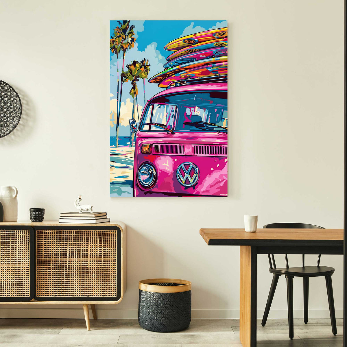 Let's Go Surfing #1339 Canvas Wall Art & Metal Prints