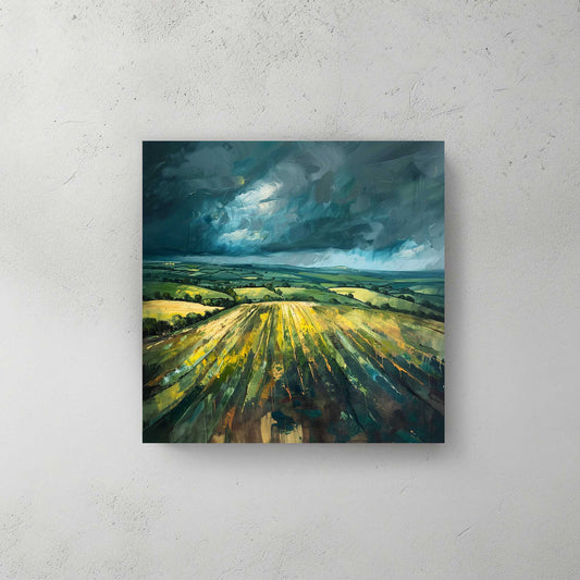 Green Terrains #1342 Canvas Wall Art & Metal Prints