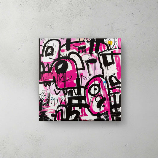 Dressed in Pink #1352 Canvas Wall Art & Metal Prints