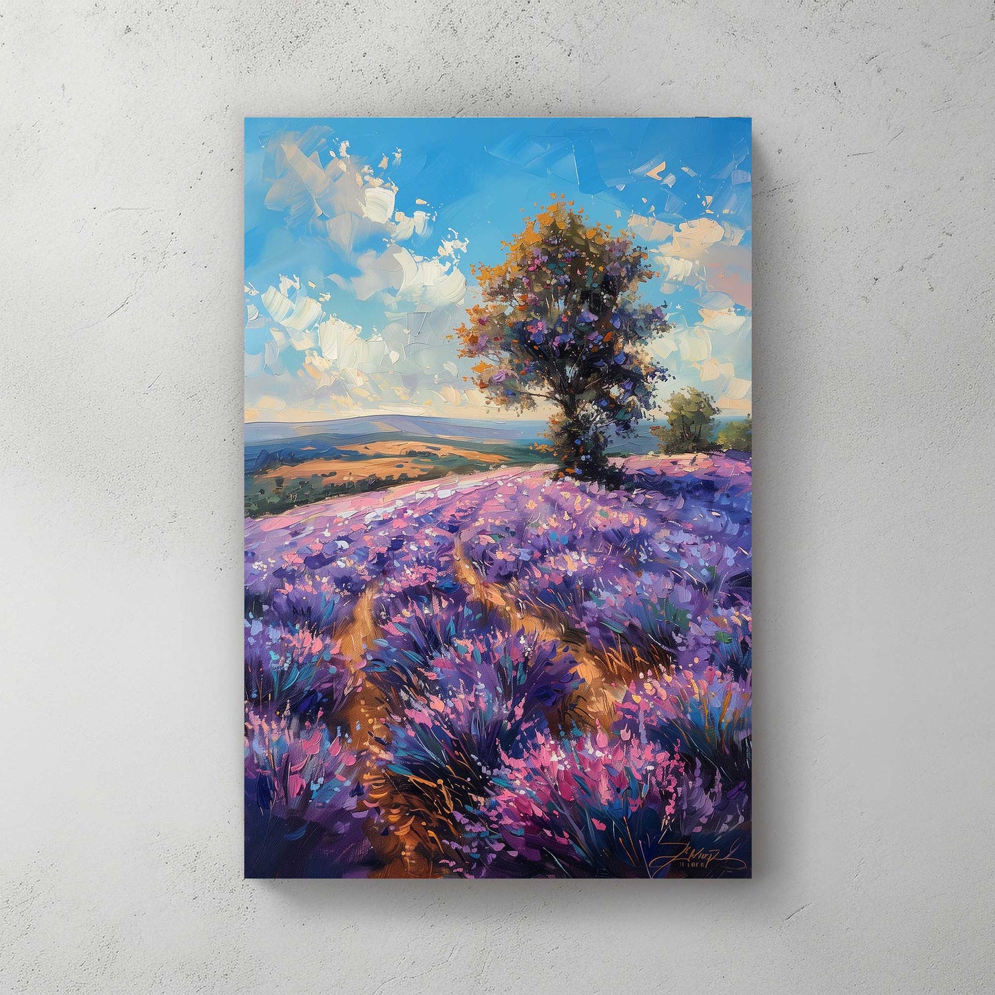 Purple Hills #1360 Canvas Wall Art & Metal Prints