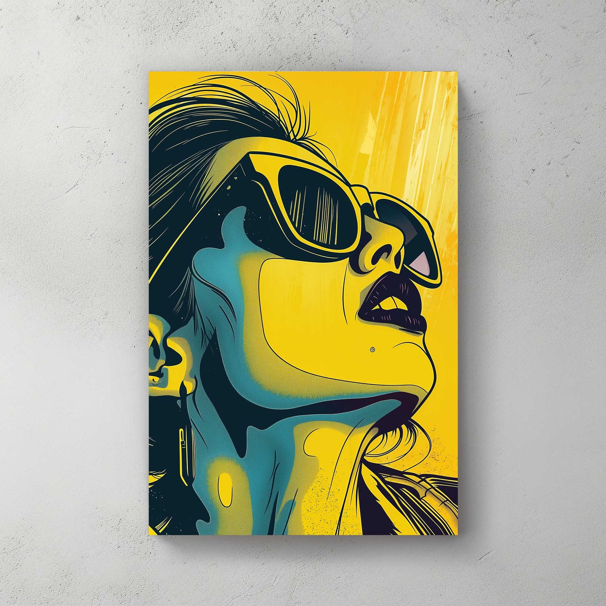 Sunshades Pop #1362 Canvas Wall Art & Metal Prints