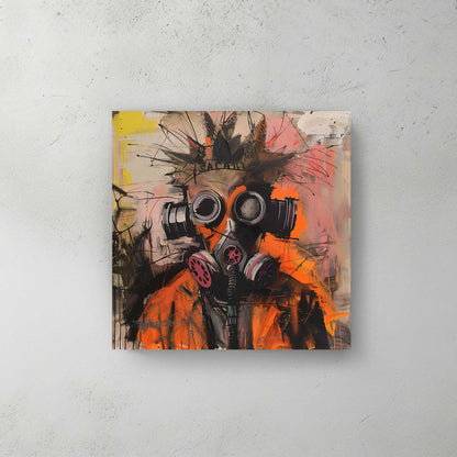 Mask Up #1369 Canvas Wall Art & Metal Prints