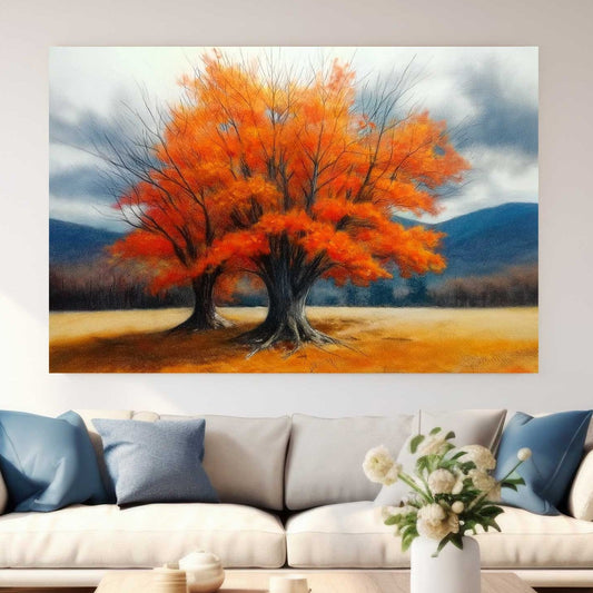 Autumn Views #1381 Canvas Wall Art & Metal Prints