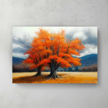 Autumn Views #1381 Canvas Wall Art & Metal Prints