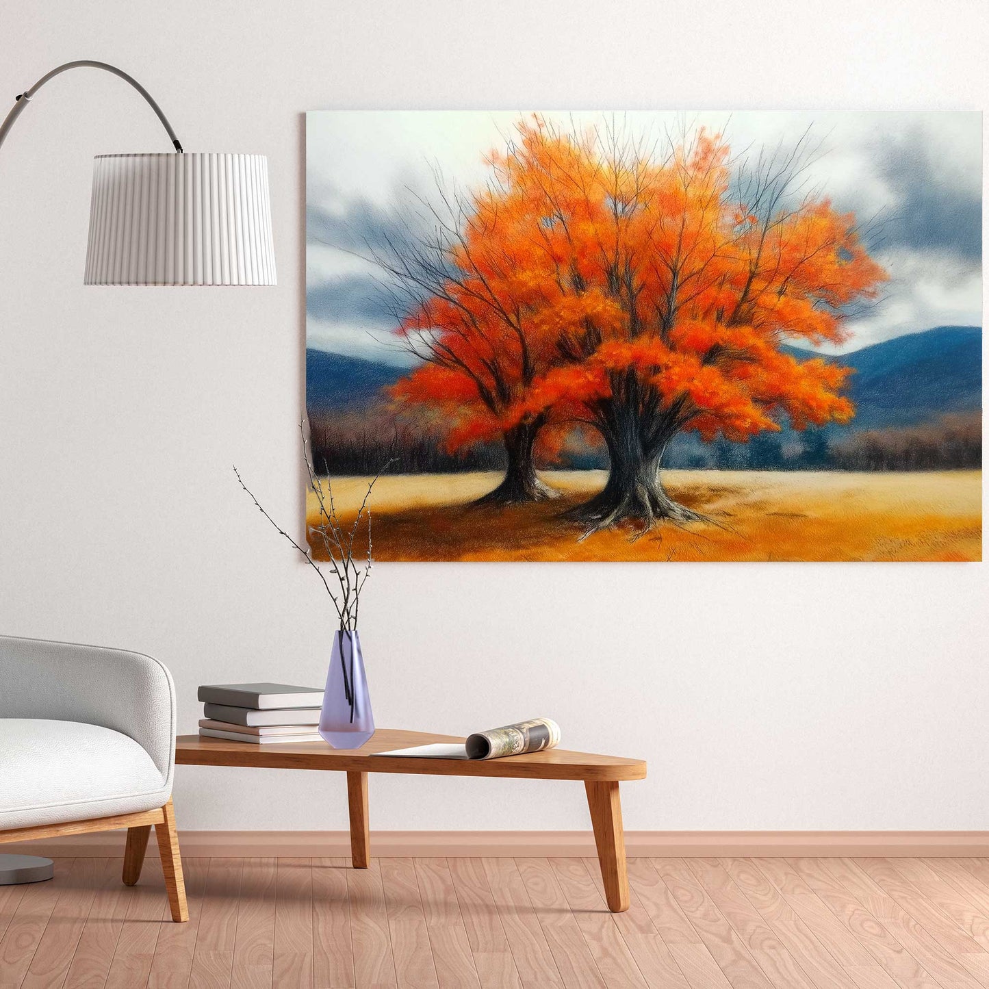 Autumn Views #1381 Canvas Wall Art & Metal Prints