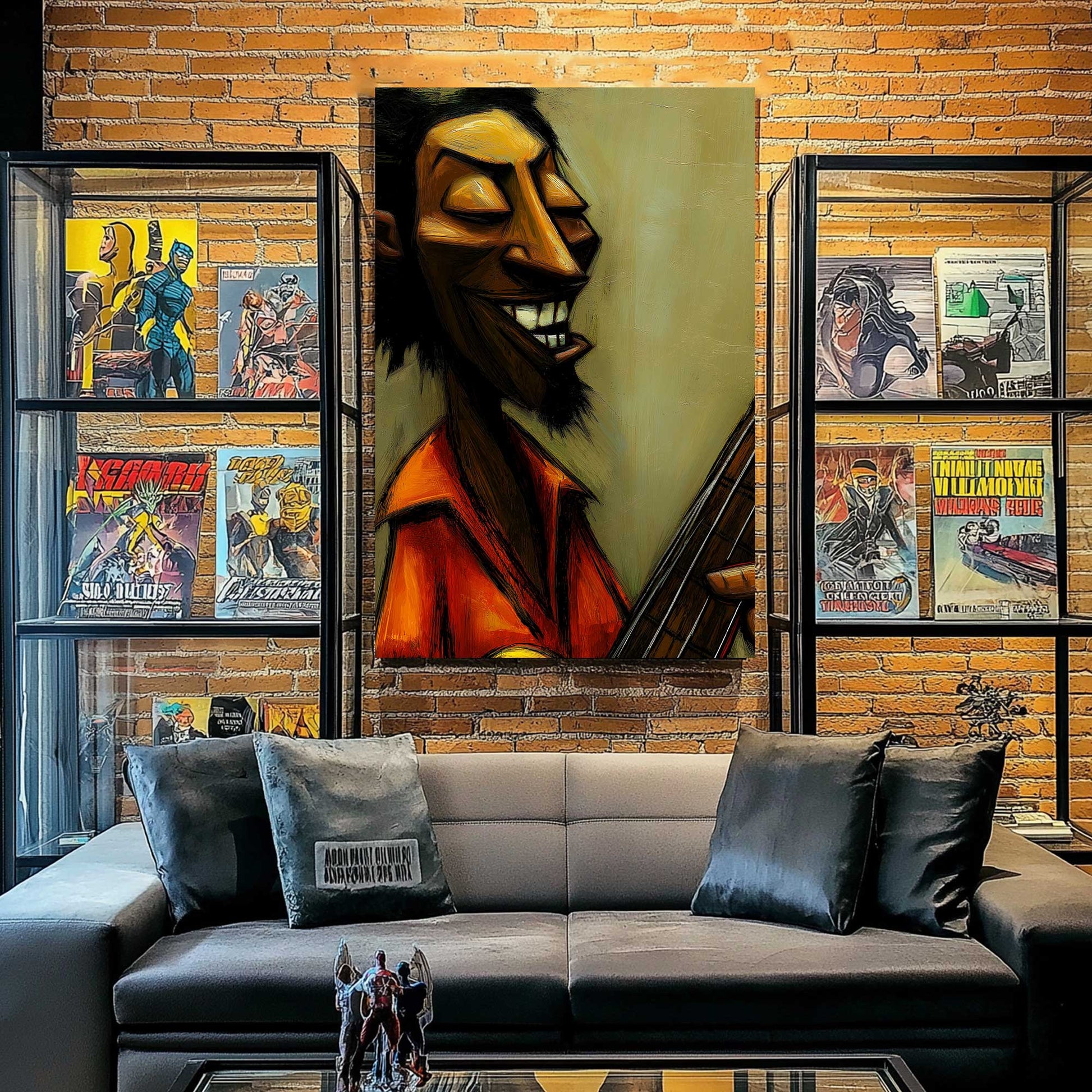 Jazz Vibes #1399 Canvas Wall Art & Metal Prints