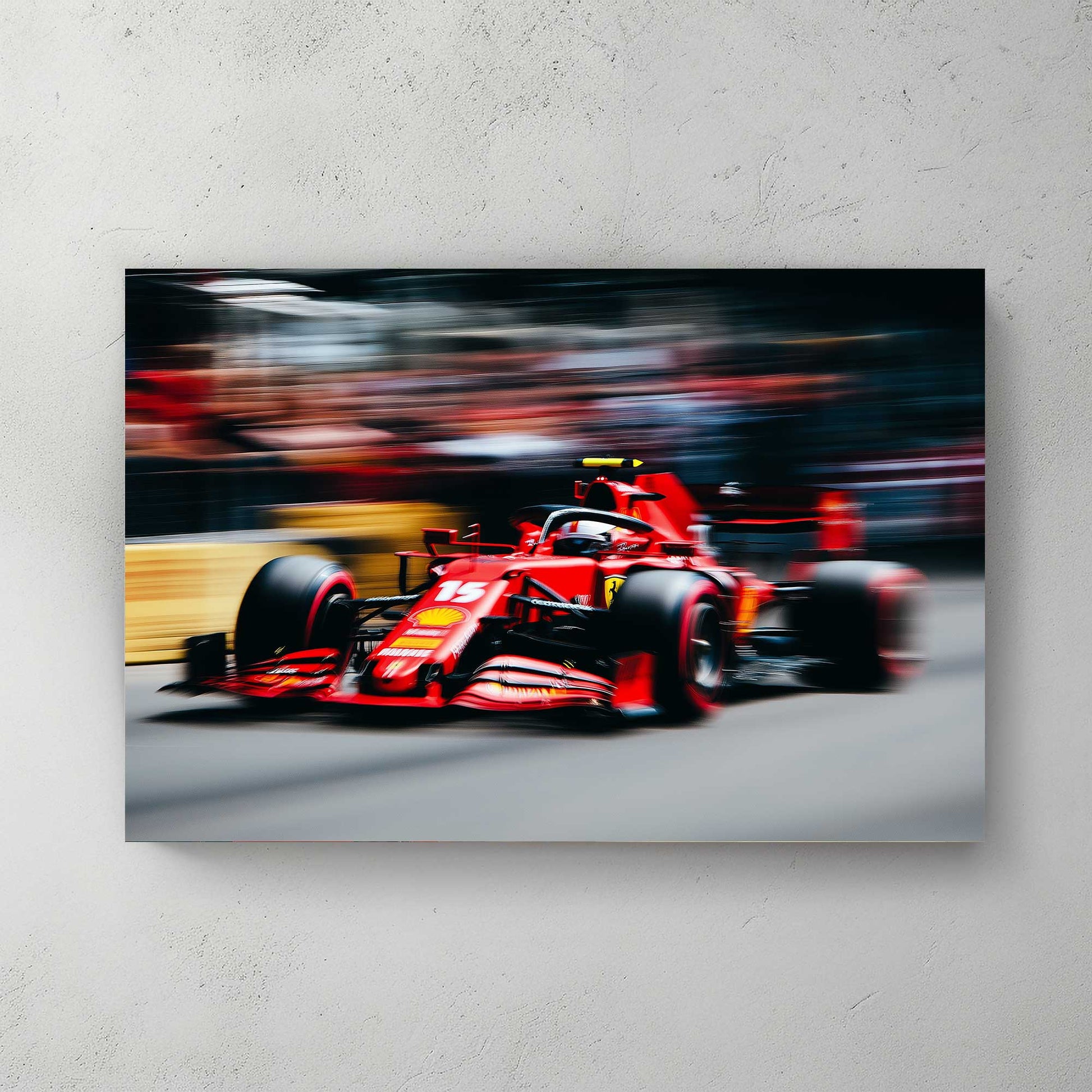 Racing Pulse Ferrari #1403 Canvas Wall Art & Metal Prints