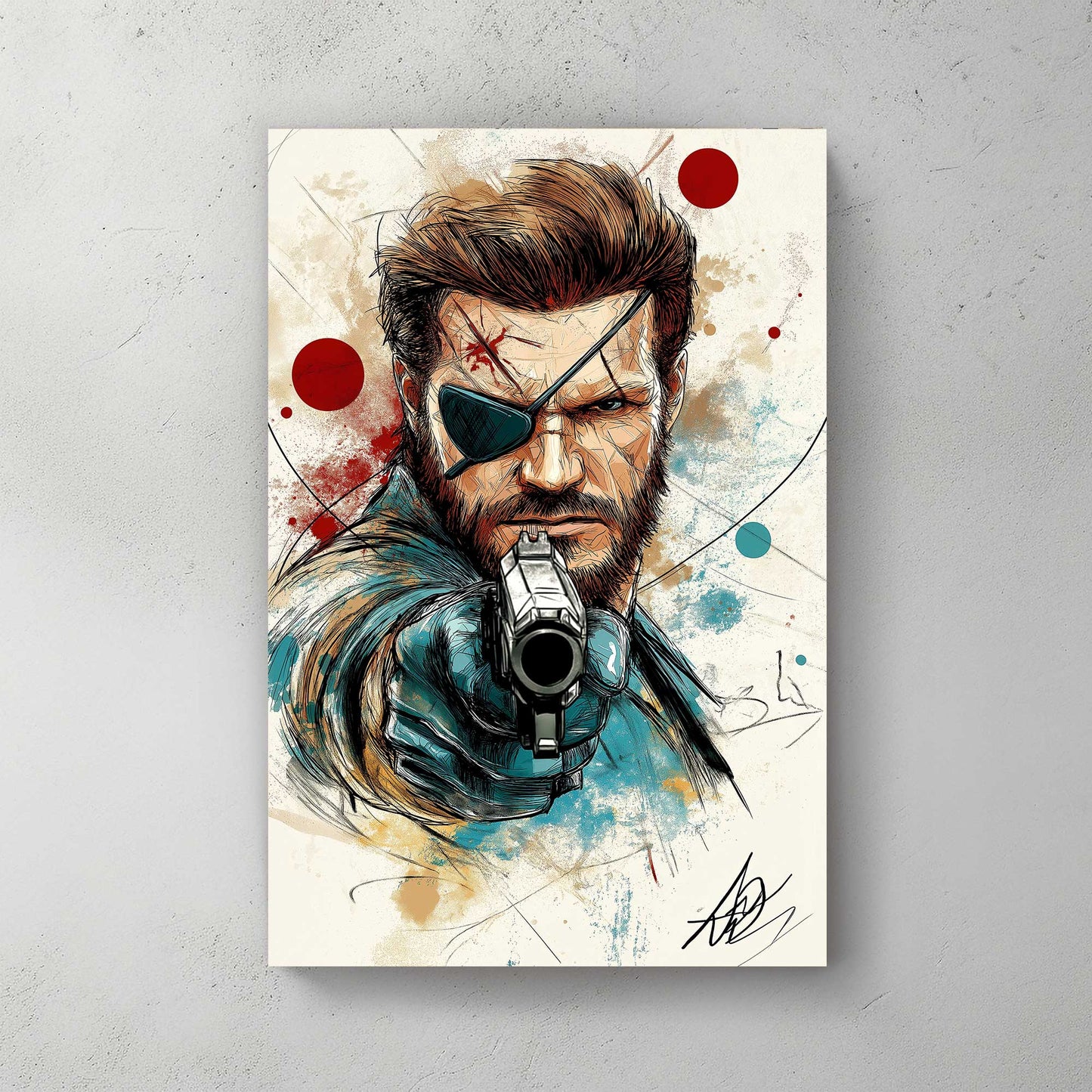 Snake Eater #1405 Canvas Wall Art & Metal Prints