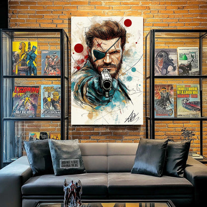 Snake Eater #1405 Canvas Wall Art & Metal Prints